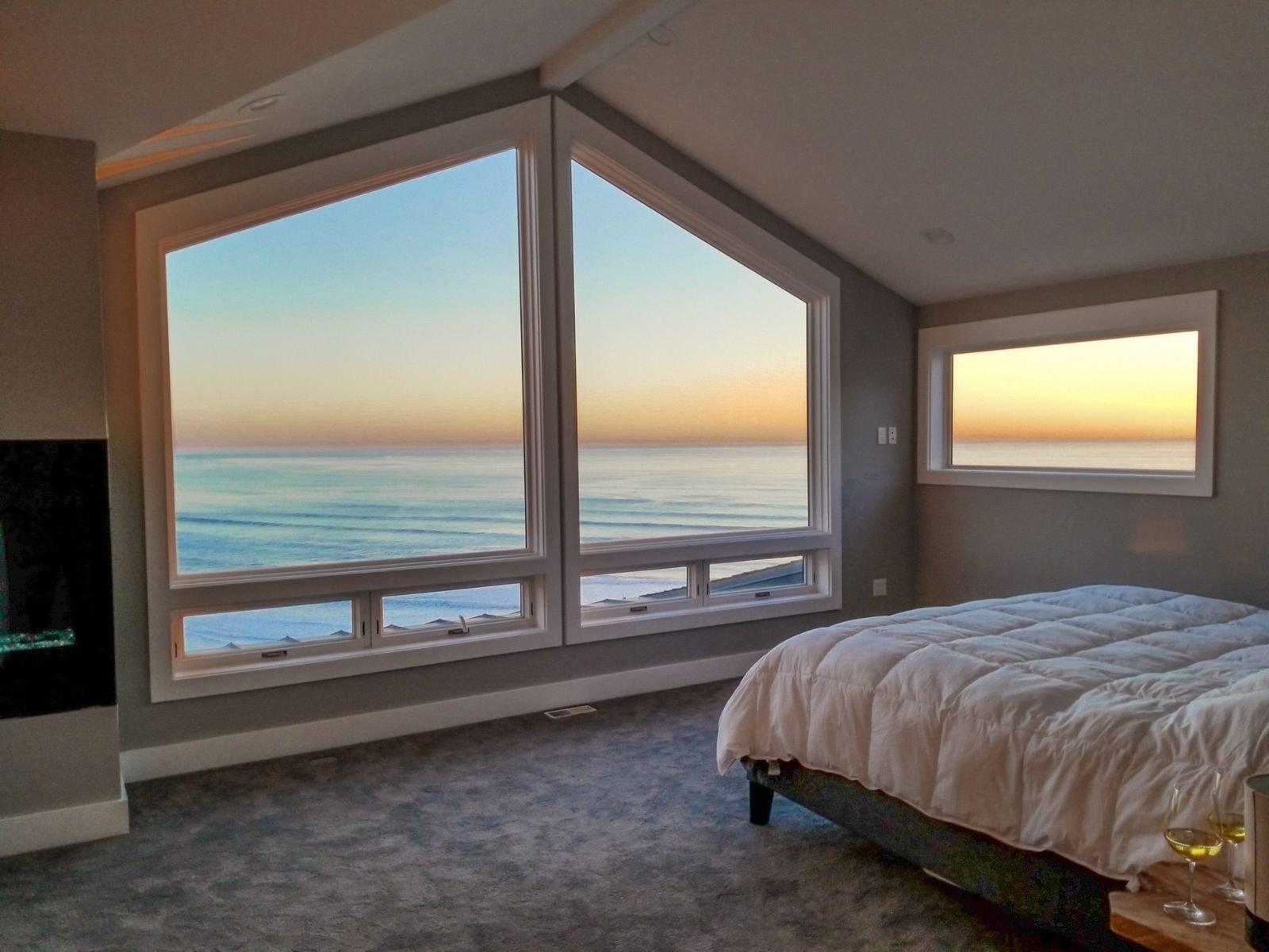 Custom finish work in Oregon Coast beach house