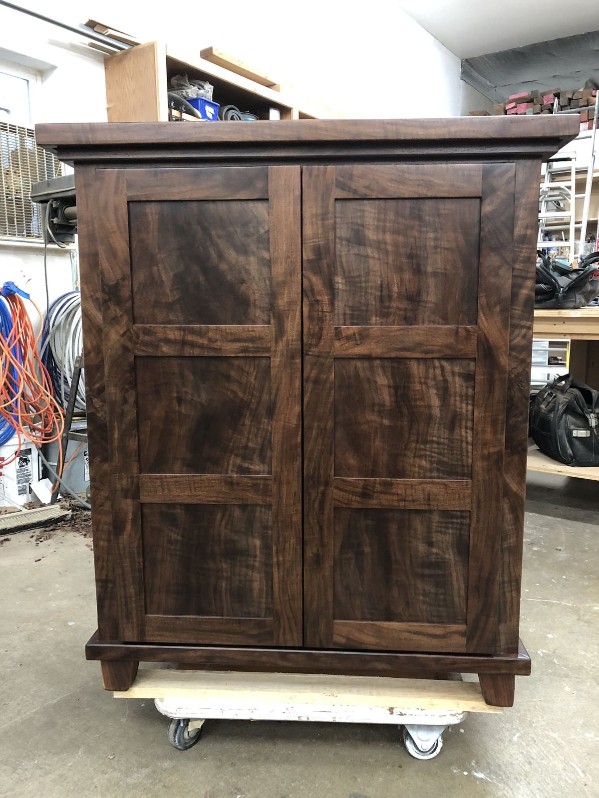 Kitchen cabinet detail with custom door style