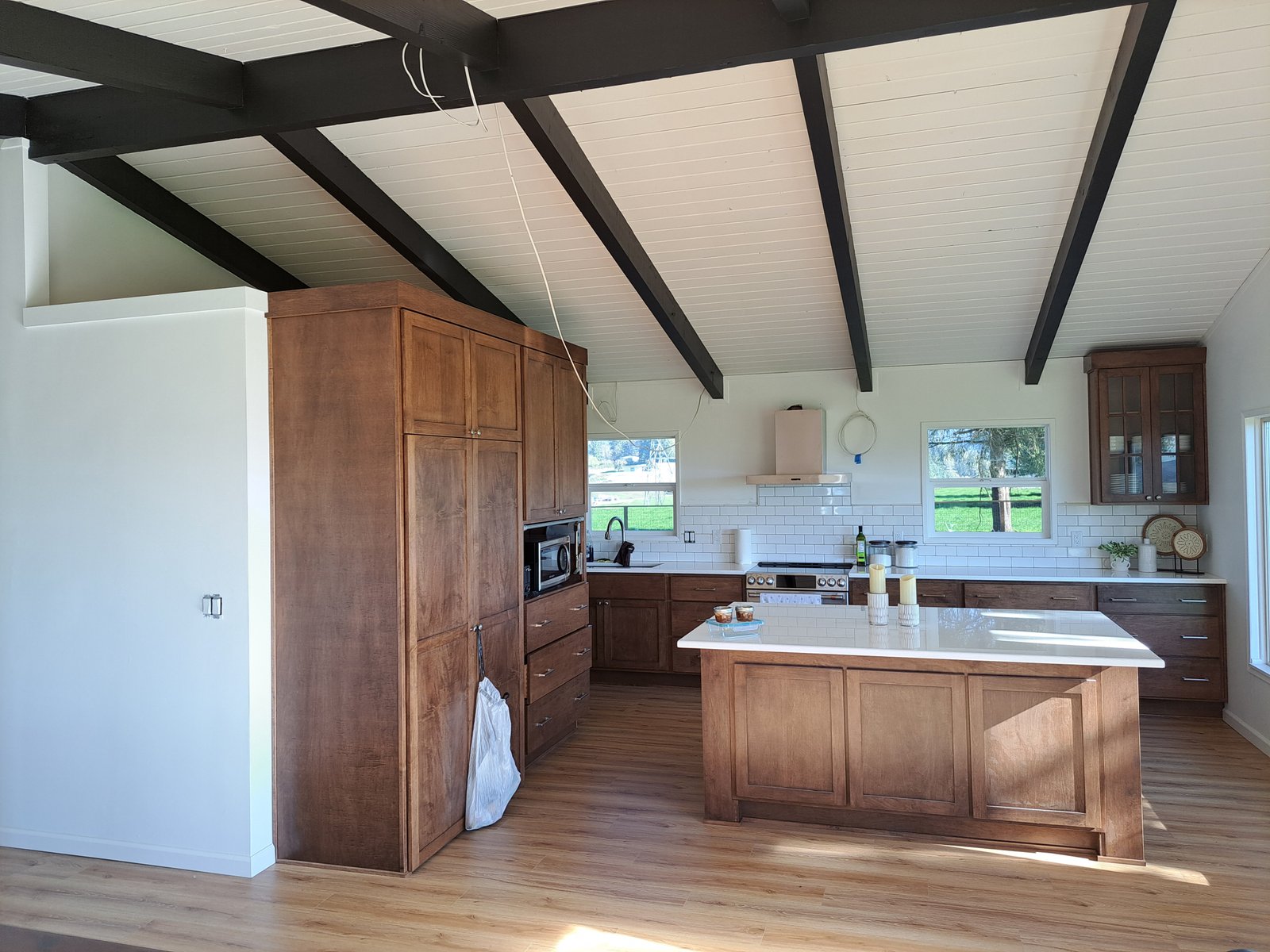 Kitchen remodel maple cabinets and finish work