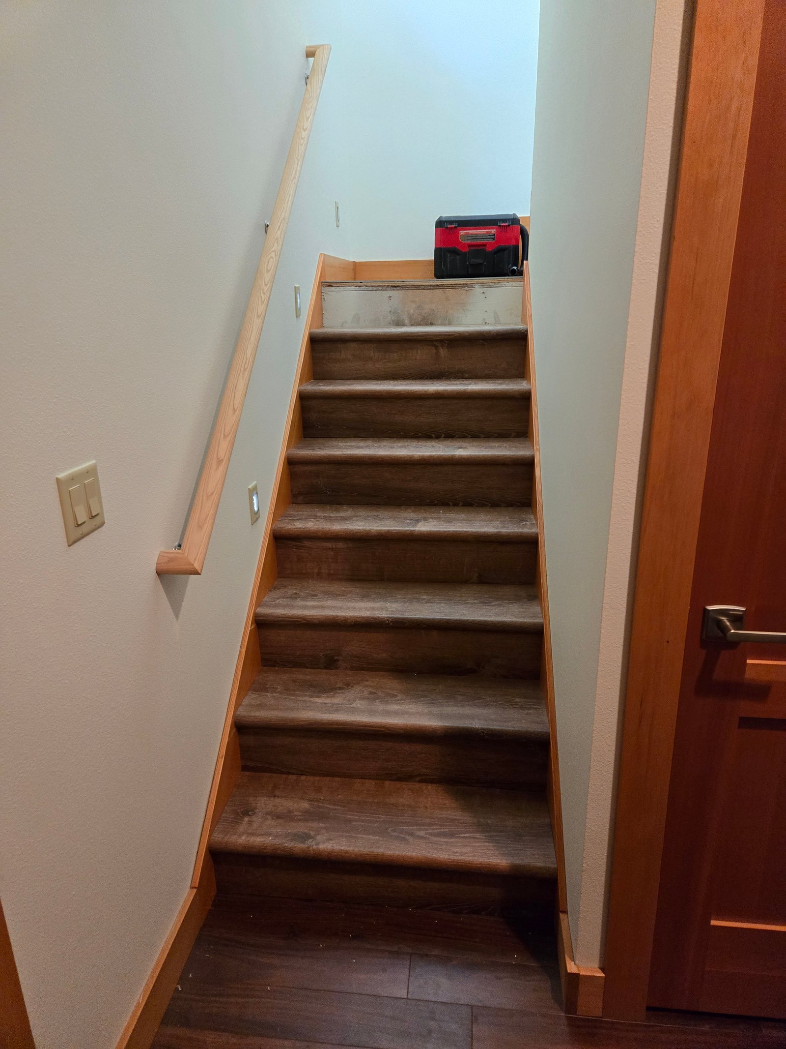 Custom stair installation finish carpentry