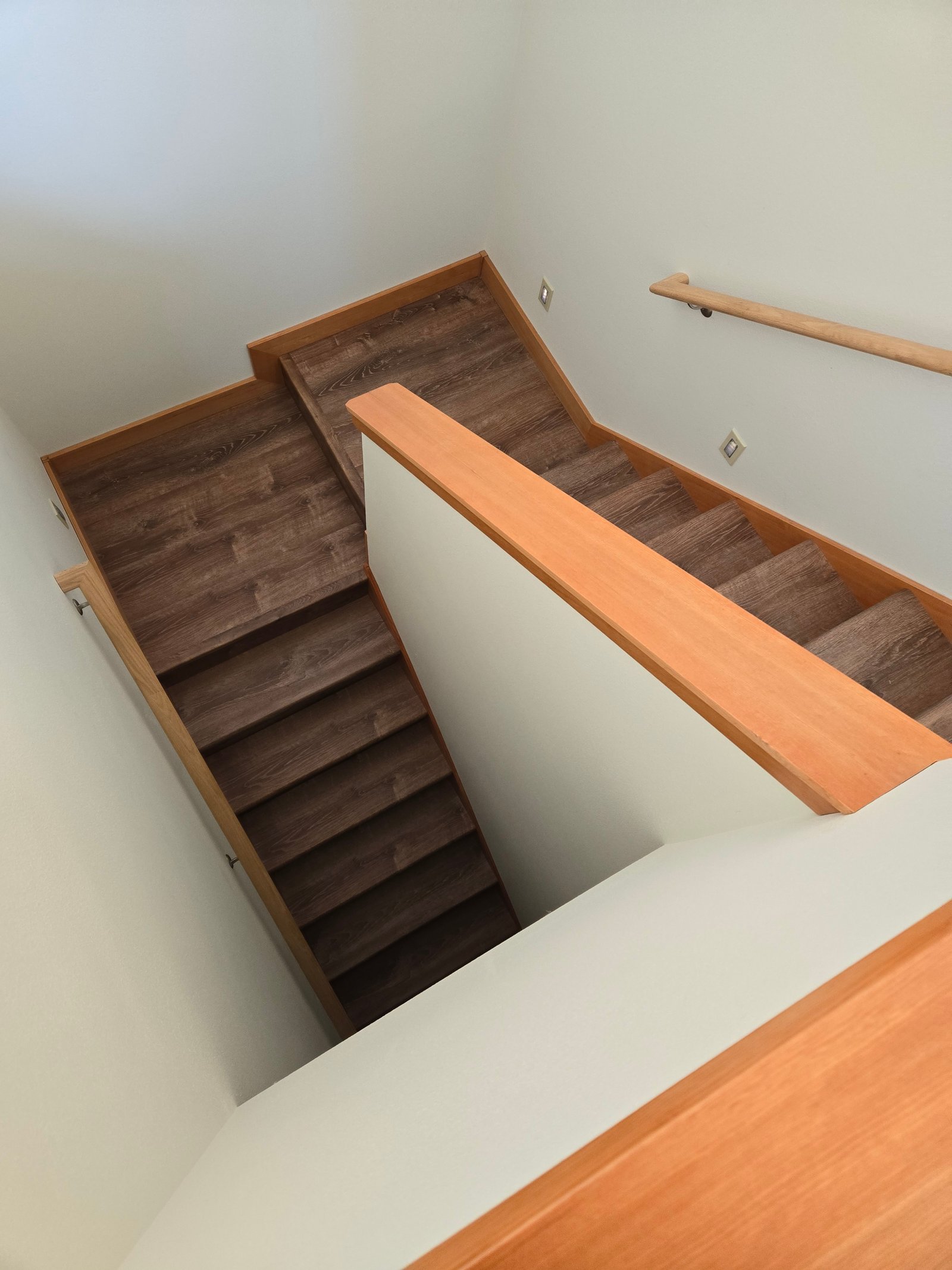 Completed two level stair install Tillamook Oregon