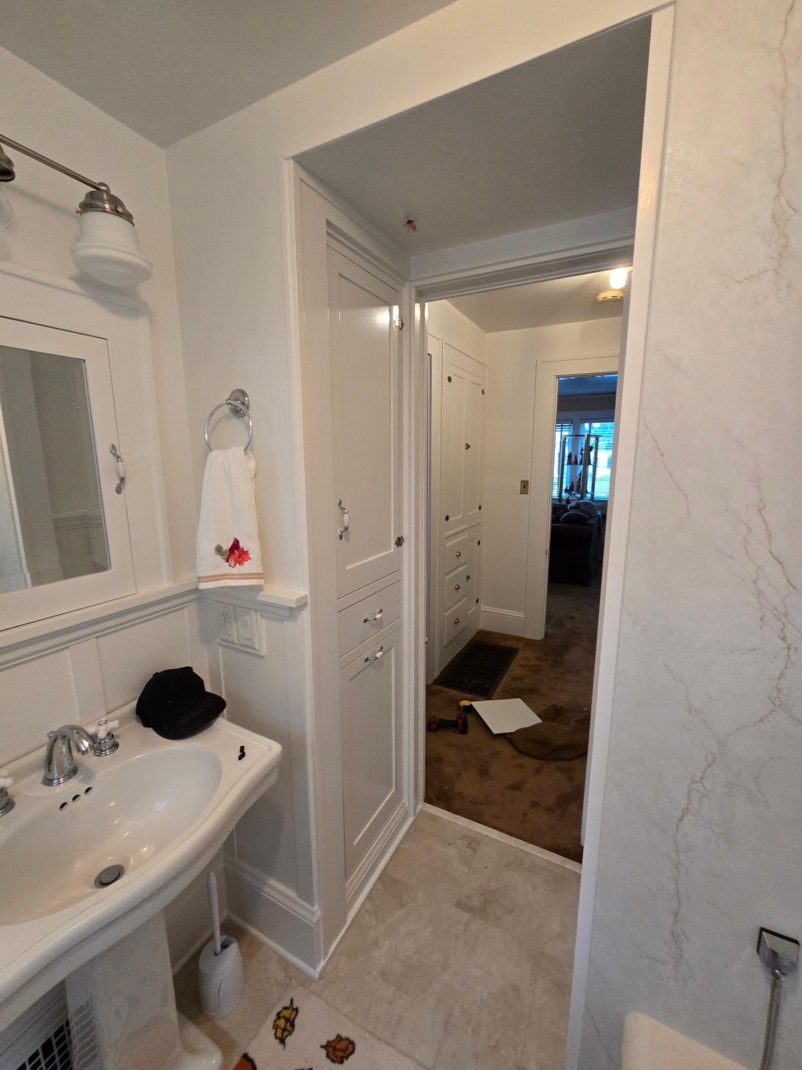 Vintage tile work and restoration detail